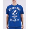 Pro Standard Mens NHL Old English Cotton Short Sleeve Tee(Dodger Blue)