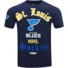 Pro Standard Mens NHL Old English Cotton Short Sleeve Tee(Midnight Navy)