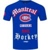 Pro Standard Mens NHL Old English Cotton Short Sleeve Tee(Royal Blue)