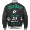 Pro Standard Mens NHL Old English Varsity Jacket(Black/Gray)