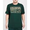 Pro Standard NHL Mens Mens NHL Classic Chenille Cotton Short Sleeve Tee(Forest Green)