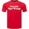 Pro Standard NHL Mens Mens NHL Classic Chenille Cotton Short Sleeve Tee(Red)