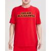 Pro Standard NHL Mens Mens NHL Classic Chenille Cotton Short Sleeve Tee(Red)