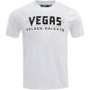 Pro Standard NHL Mens Mens NHL Classic Chenille Cotton Short Sleeve Tee(White)