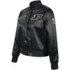 Pro Standard Womens College Purdue University Classic Essentials Satin Jacket Black Xl