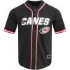Mens NHL Mesh Button Down Top(Black/Red)