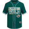 Mens NHL Mesh Button Down Top(Forest Green)