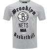 Pro Standard Mens NBA Old English Short Sleeve Tee(Heather Grey)