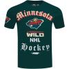 Pro Standard Mens NHL Old English Cotton Short Sleeve Tee(Forest Green)
