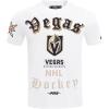 Pro Standard Mens NHL Old English Cotton Short Sleeve Tee(White)