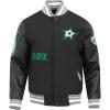 Pro Standard Mens NHL Old English Varsity Jacket(Black/Gray)