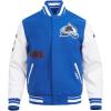 Pro Standard Mens NHL Old English Varsity Jacket(Dodger Blue/White)