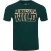 Pro Standard NHL Mens Mens NHL Classic Chenille Cotton Short Sleeve Tee(Forest Green)