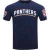 Pro Standard NHL Mens Mens NHL Classic Chenille Cotton Short Sleeve Tee(Midnight Navy)