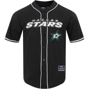 Mens NHL Mesh Button Down Top(Black)