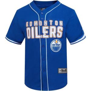 Mens NHL Mesh Button Down Top(Dodger Blue)