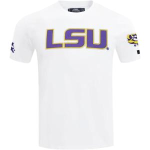 Pro Standard Men’s College Classic Chenille Short Sleeve Tee(White)