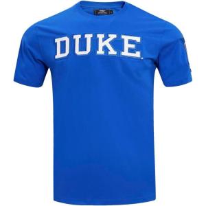 Pro Standard Mens Duke University Classic Chenille Short Sleeve Tee Royal Blue M