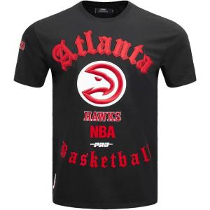 Pro Standard Mens NBA Old English Short Sleeve Tee(Black)