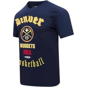 Pro Standard Mens NBA Old English Short Sleeve Tee(Midnight Navy)