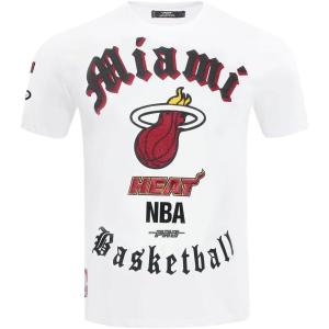 Pro Standard Mens NBA Old English Short Sleeve Tee(White)