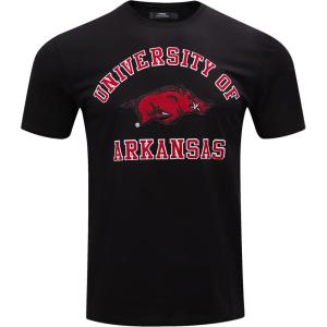 Pro Standard Men’s University of Arkansas Classic Chenille Short Sleeve Tee Black L