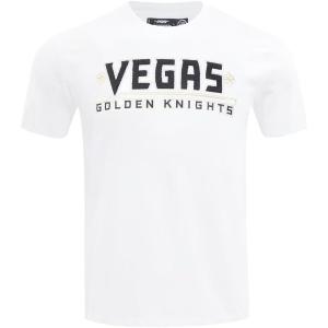 Pro Standard NHL Mens Mens NHL Classic Chenille Cotton Short Sleeve Tee(White)