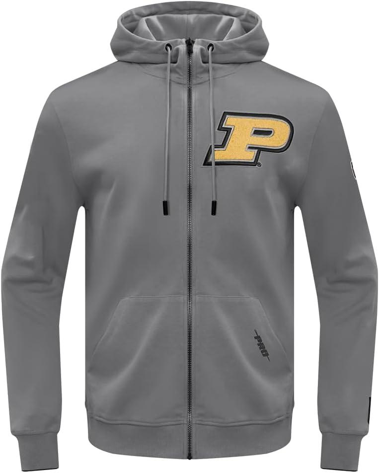image:imagePro Standard Mens College Classic Chenille Full Zip HoodieGray