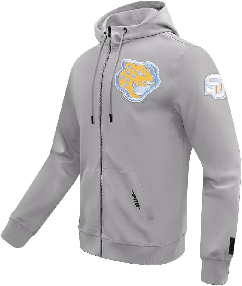 image:imagePro Standard Mens College Classic Chenille Full Zip HoodieGray