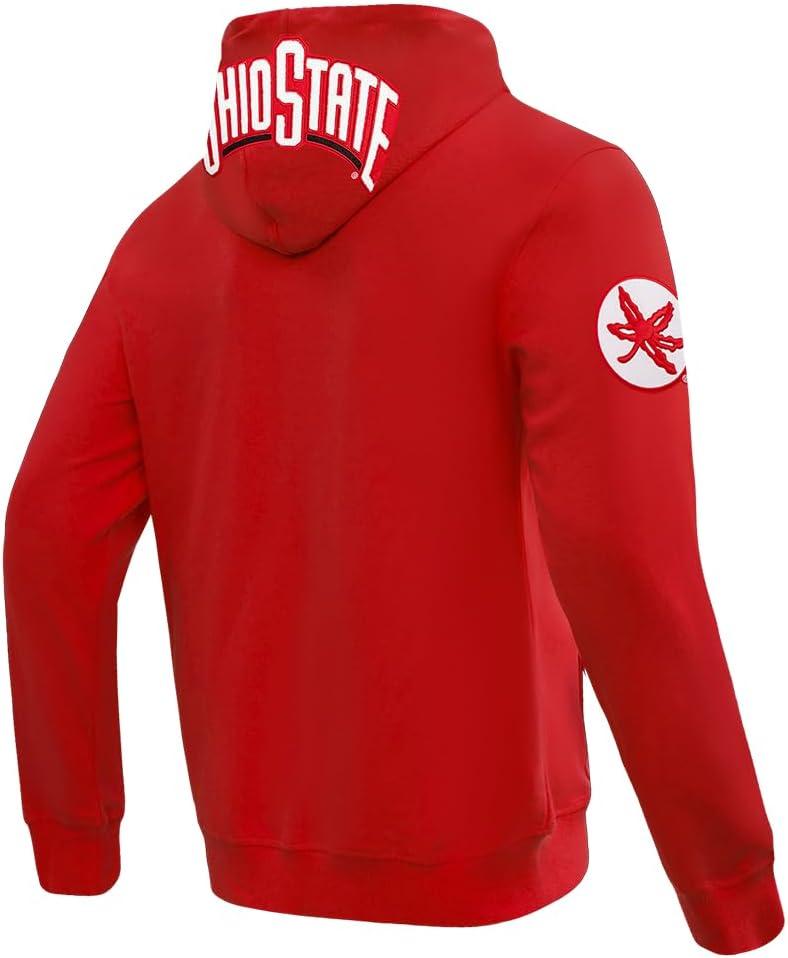 image:imagePro Standard Mens College Classic Chenille Full Zip HoodieRed