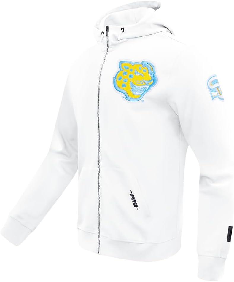 image:imagePro Standard Mens College Classic Chenille Full Zip HoodieWhite