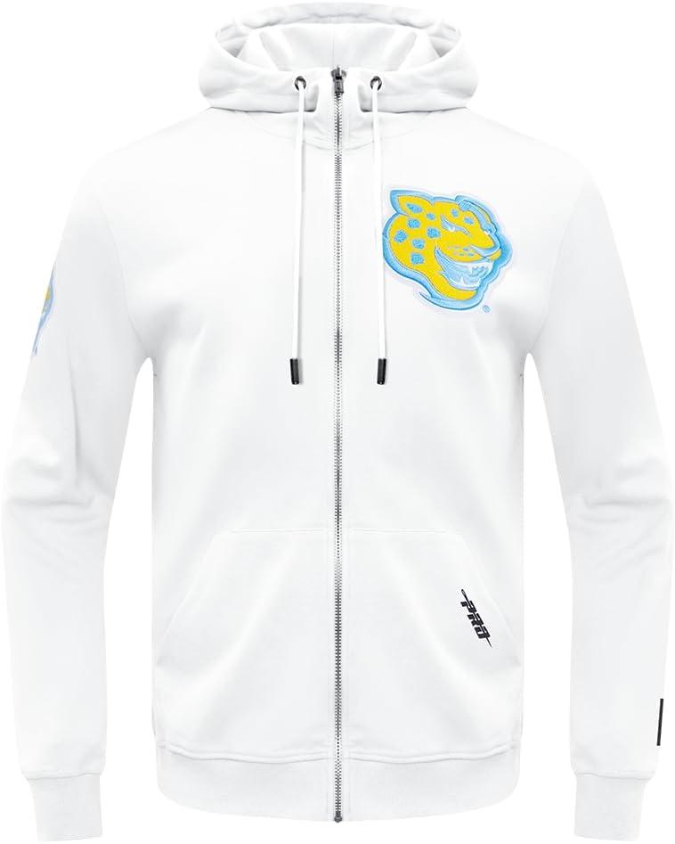 image:imagePro Standard Mens College Classic Chenille Full Zip HoodieWhite