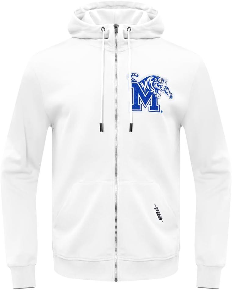image:imagePro Standard Mens College Classic Chenille Full Zip HoodieWhite
