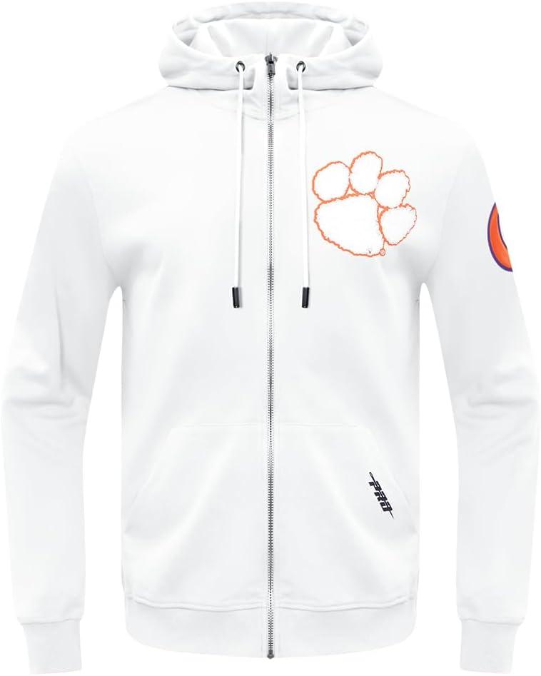image:imagePro Standard Mens College Classic Chenille Full Zip HoodieWhite