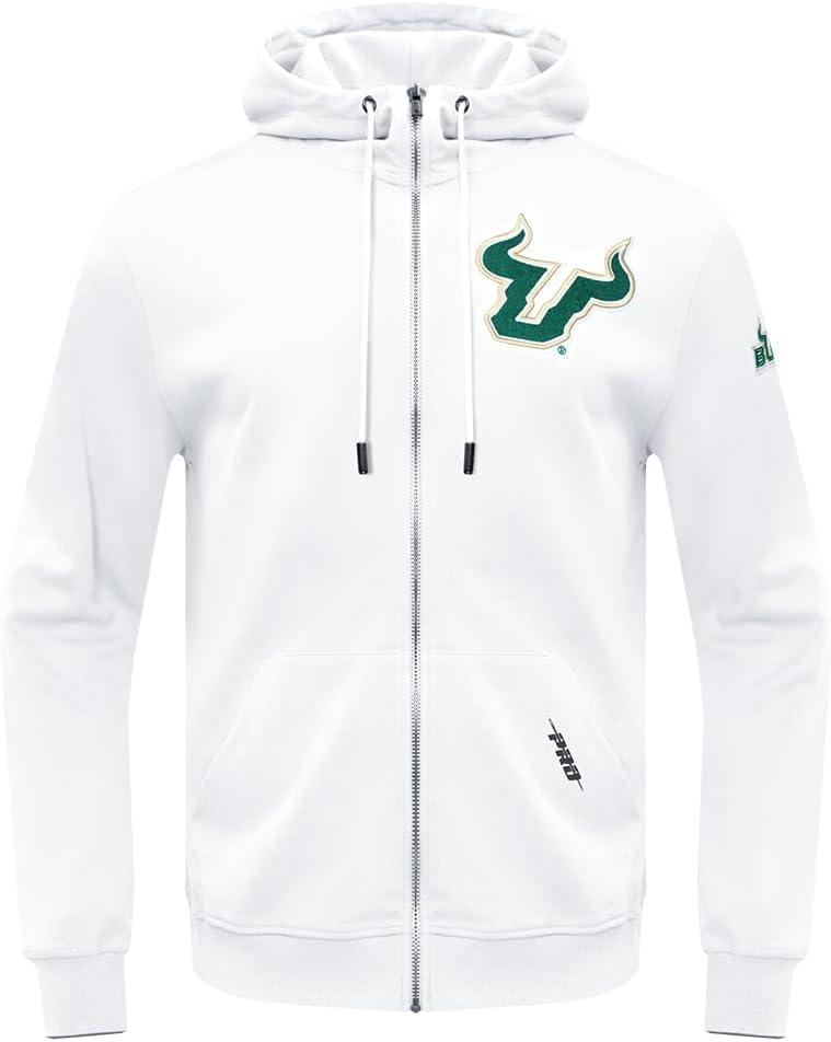 image:imagePro Standard Mens College Classic Chenille Full Zip HoodieWhite