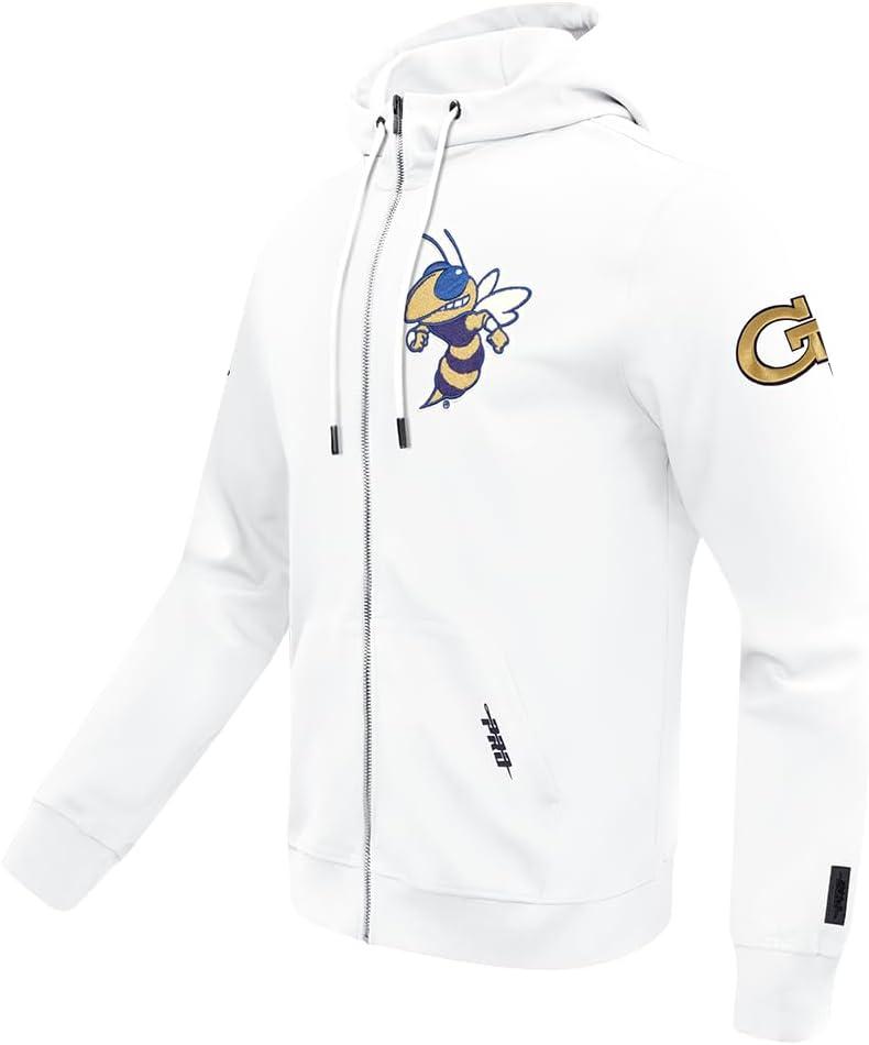 image:imagePro Standard Mens College Classic Chenille Full Zip HoodieWhite