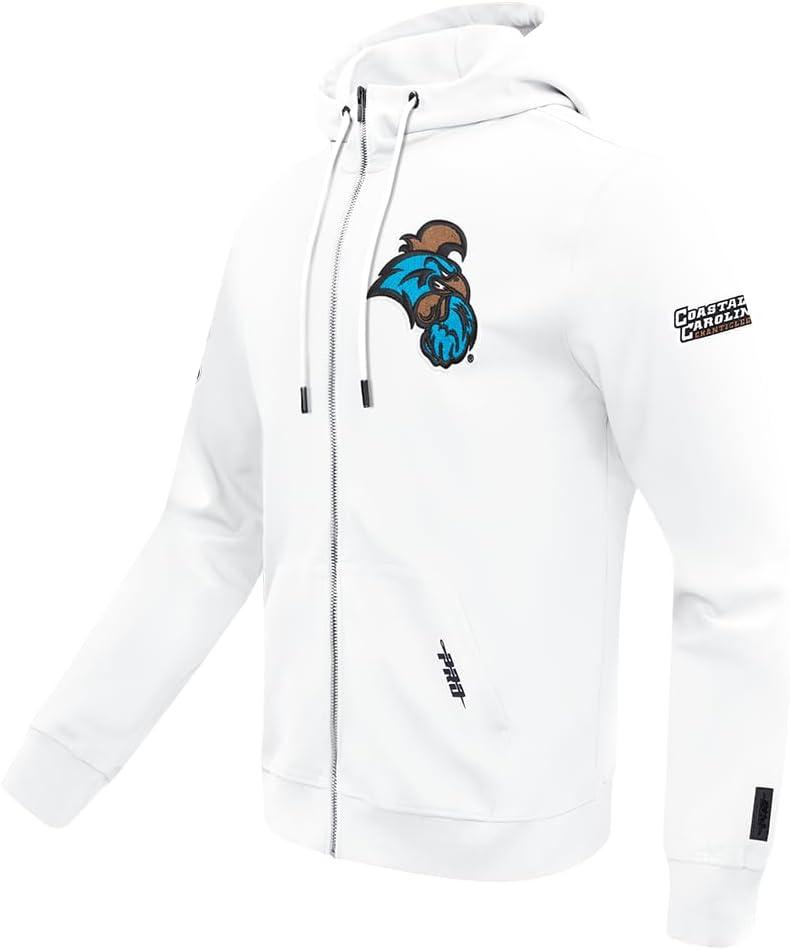 image:imagePro Standard Mens College Classic Chenille Full Zip HoodieWhite