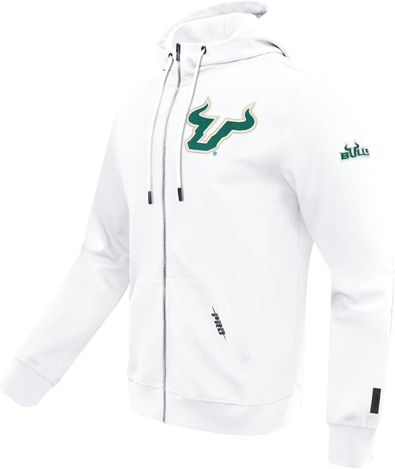 image:imagePro Standard Mens College Classic Chenille Full Zip HoodieWhite