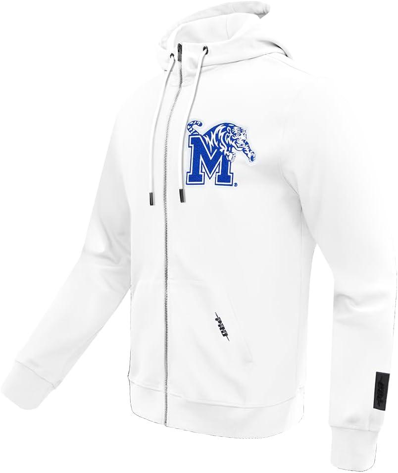 image:imagePro Standard Mens College Classic Chenille Full Zip HoodieWhite