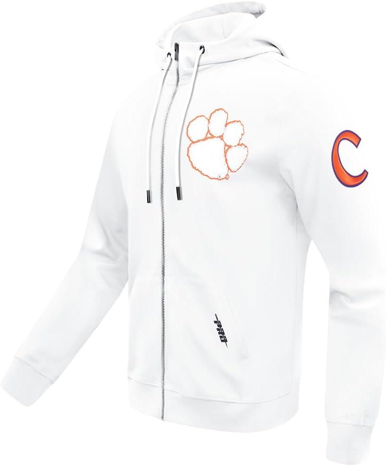 image:imagePro Standard Mens College Classic Chenille Full Zip HoodieWhite