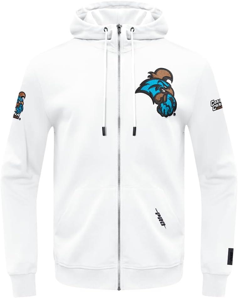 image:imagePro Standard Mens College Classic Chenille Full Zip HoodieWhite
