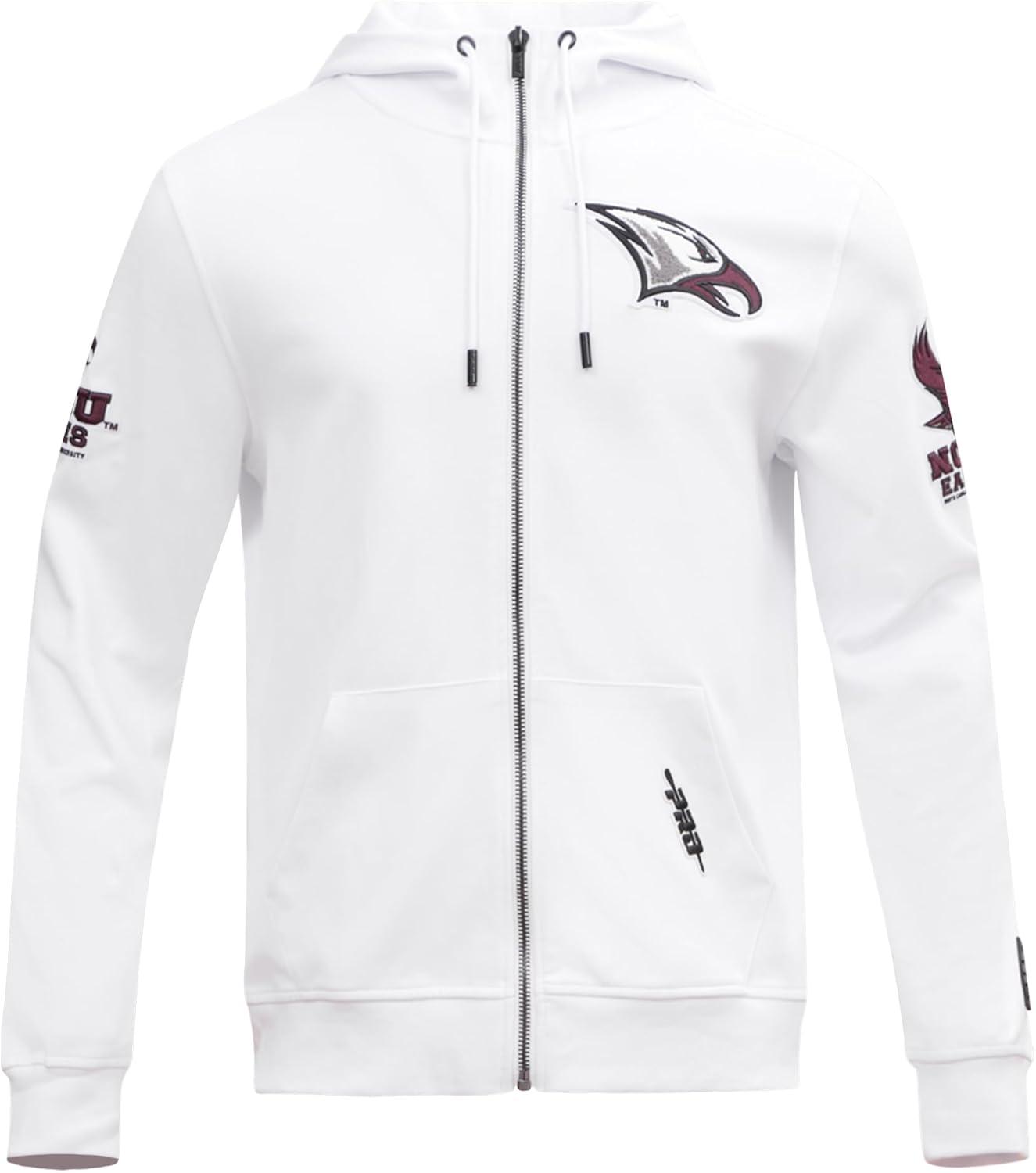 image:imagePro Standard Mens College Classic Chenille Full Zip HoodieWhite