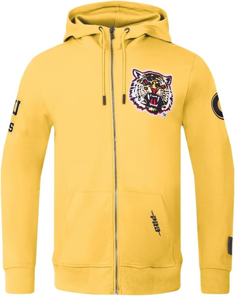 image:imagePro Standard Mens College Classic Chenille Full Zip HoodieYellow