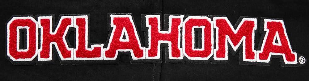 image:imagePro Standard Mens College University Of Oklahoma College Classic Chenille Pull Over Hoodie Black 2XL