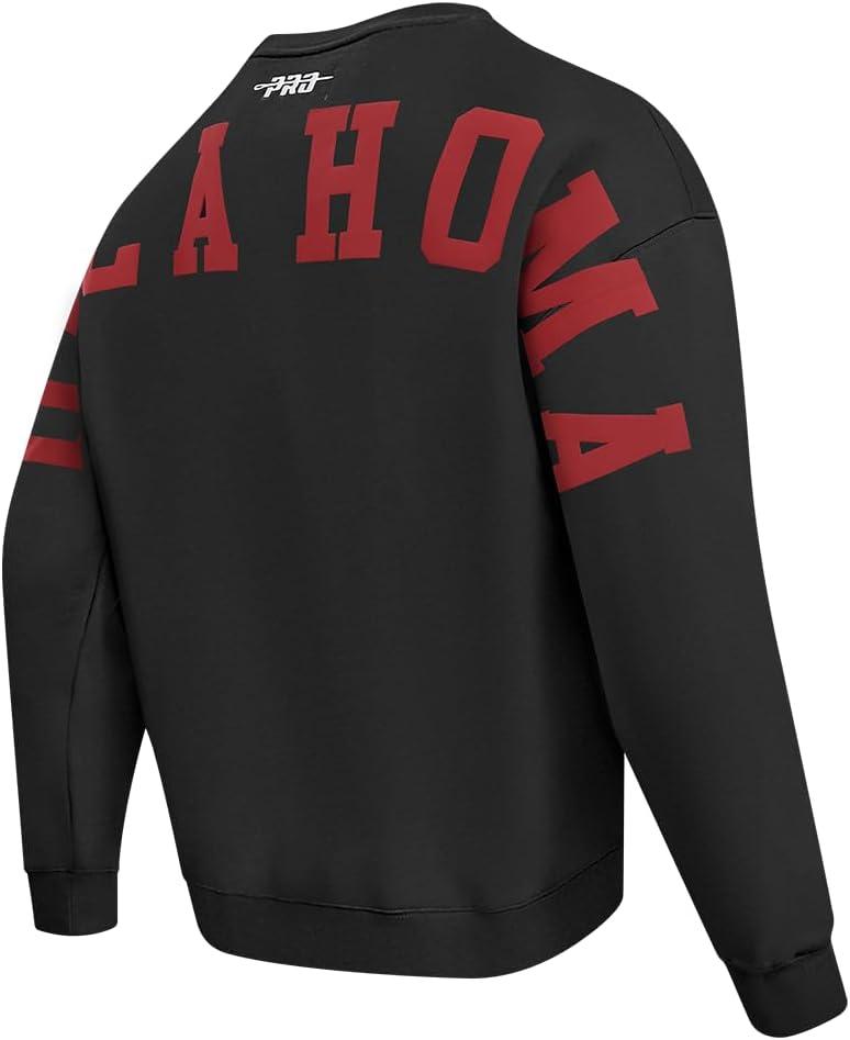 image:imagePro Standard Mens College Wingspan Fleece Crewneck SweatshirtBlack