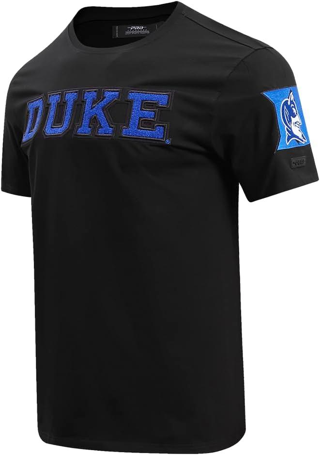 image:imagePro Standard Mens Duke University Classic Chenille Short Sleeve Tee Black 2XL