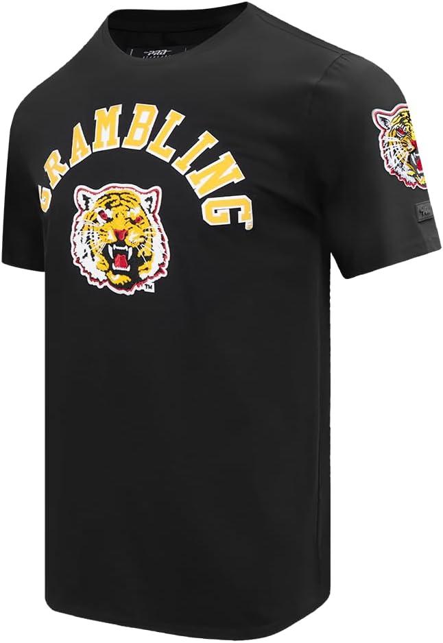 image:imagePro Standard Mens Grambling State University Classic Chenille Short Sleeve Tee Black L