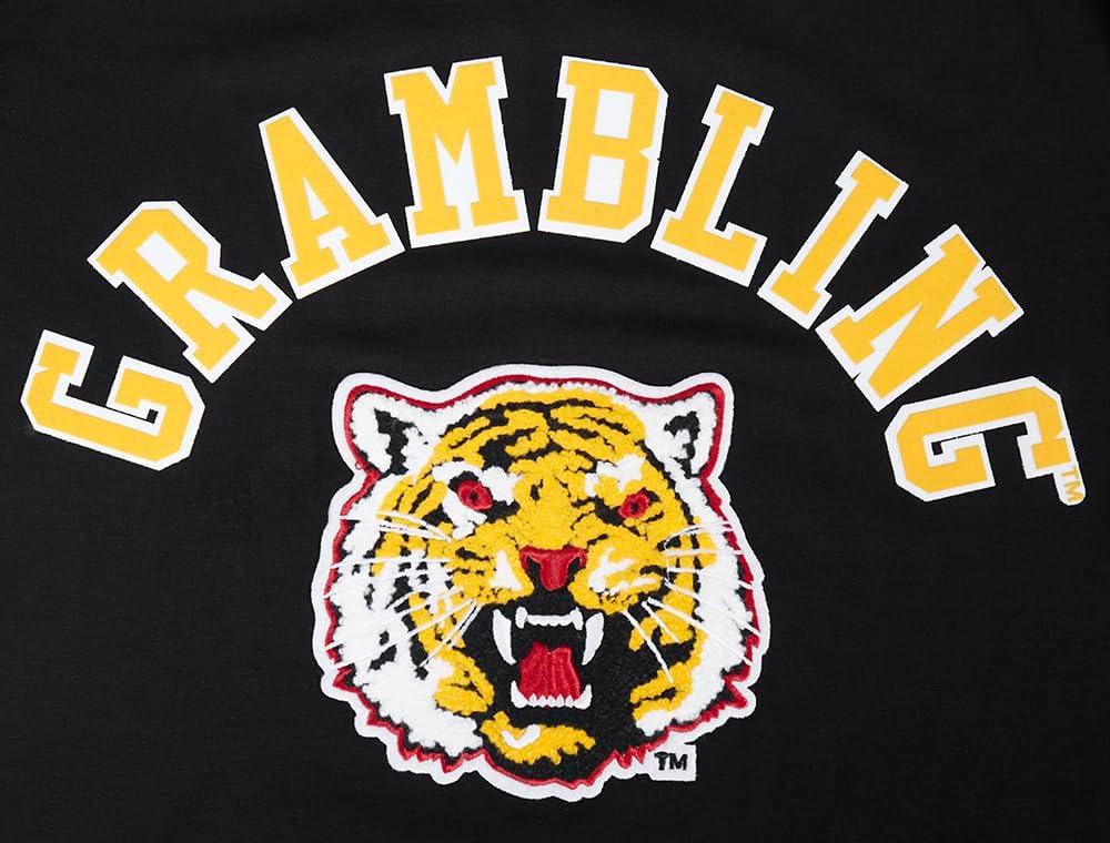 image:imagePro Standard Mens Grambling State University Classic Chenille Short Sleeve Tee Black L
