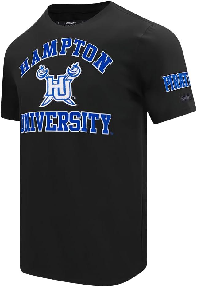 image:imagePro Standard Mens Hampton University Classic Chenille Short Sleeve Tee Black XL