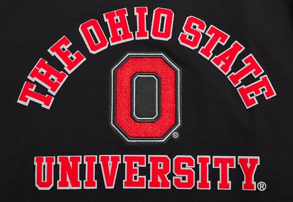 image:imagePro Standard Mens Ohio State University Classic Chenille Short Sleeve Tee Black M